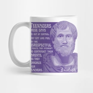 Aristotle Portrait and Quote Mug